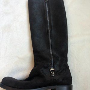 Jimmy Choo Brown Suede Motorbike Boots